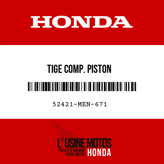 image de 52421-MEN-671 TIGE COMP. PISTON