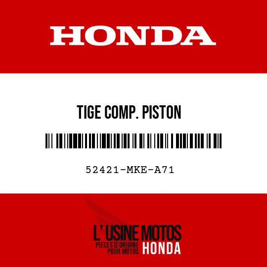 image de 52421-MKE-A71 TIGE COMP. PISTON