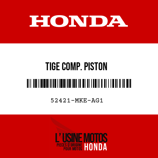 image de 52421-MKE-AG1 TIGE COMP. PISTON