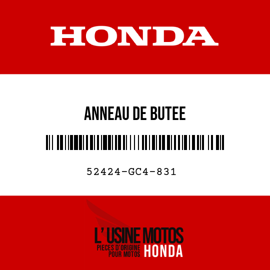 image de 52424-GC4-831 ANNEAU DE BUTEE