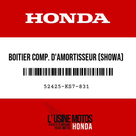 image de 52425-KS7-831 BOITIER COMP. D'AMORTISSEUR (SHOWA)