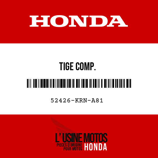 image de 52426-KRN-A81 TIGE COMP.