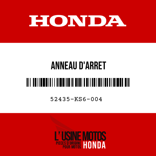 image de 52435-KS6-004 ANNEAU D'ARRET
