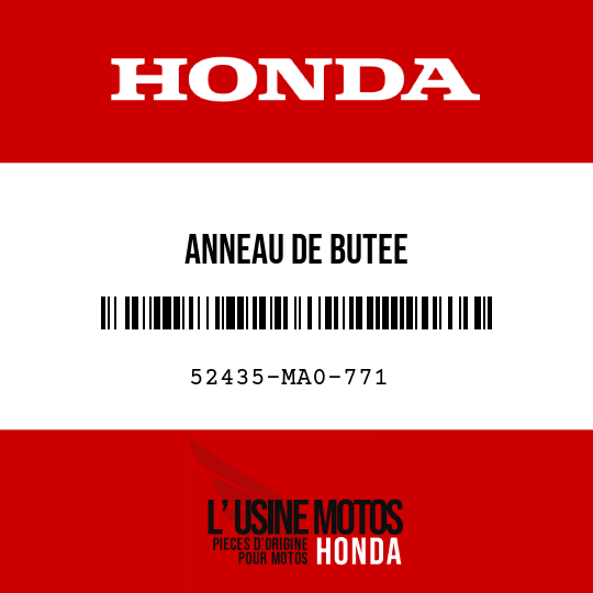 image de 52435-MA0-771 ANNEAU DE BUTEE