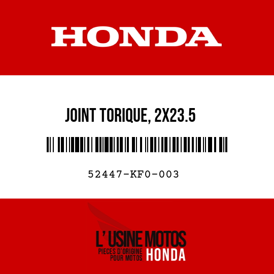 image de 52447-KF0-003 JOINT TORIQUE, 2X23.5