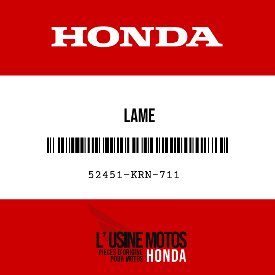image de 52451-KRN-711 LAME