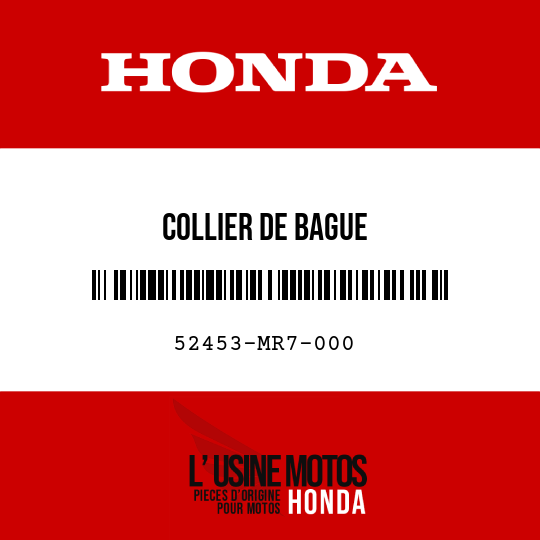 image de 52453-MR7-000 COLLIER DE BAGUE
