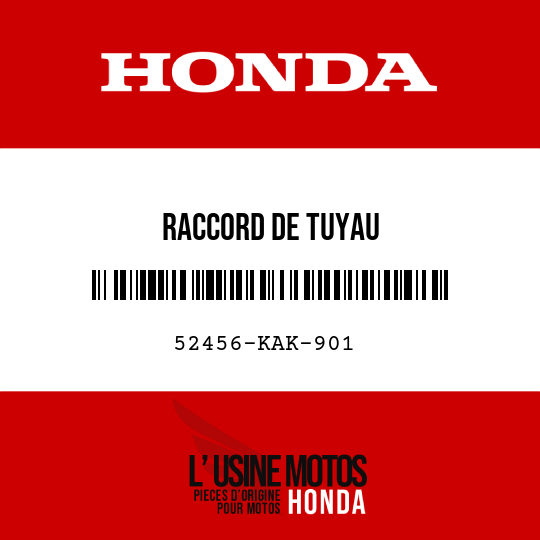 image de 52456-KAK-901 RACCORD DE TUYAU