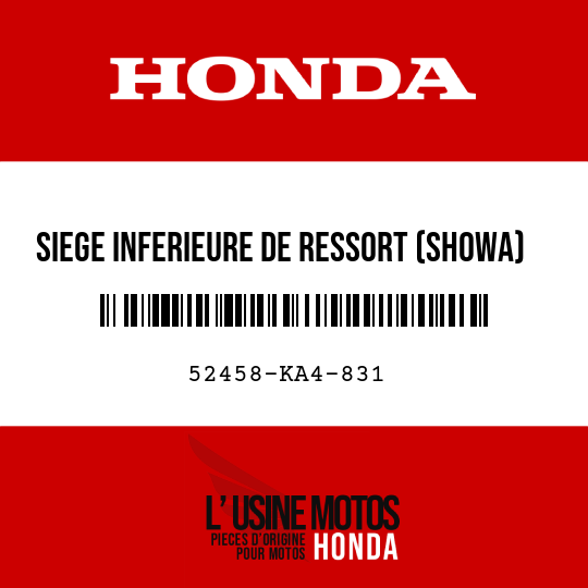 image de 52458-KA4-831 SIEGE INFERIEURE DE RESSORT (SHOWA)