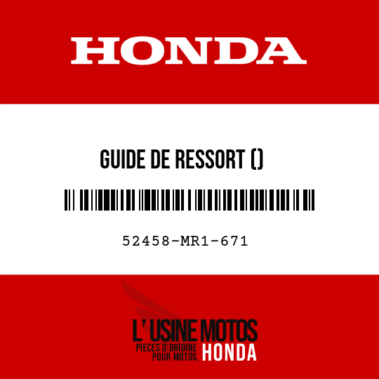 image de 52458-MR1-671 GUIDE DE RESSORT ()