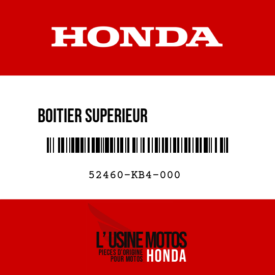 image de 52460-KB4-000 BOITIER SUPERIEUR             D'AMORTISSEUR AR