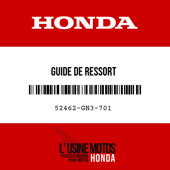 image de 52462-GN3-701 GUIDE DE RESSORT