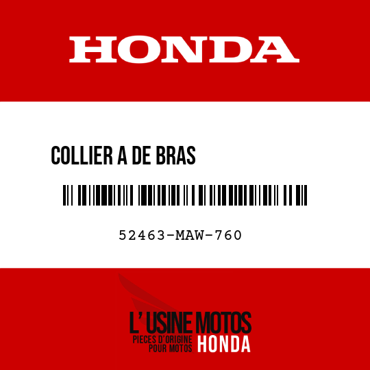 image de 52463-MAW-760 COLLIER A DE BRAS             D'AMORTESSEUR