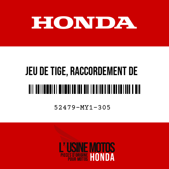 image de 52479-MY1-305 JEU DE TIGE, RACCORDEMENT DE COUSSIN