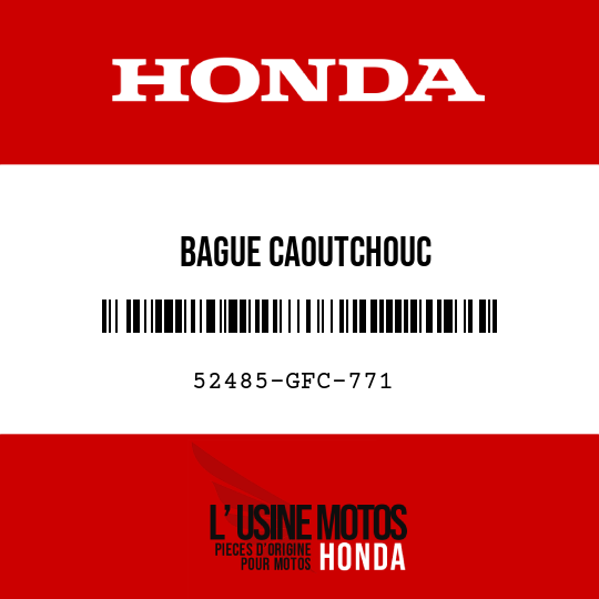 image de 52485-GFC-771 BAGUE CAOUTCHOUC