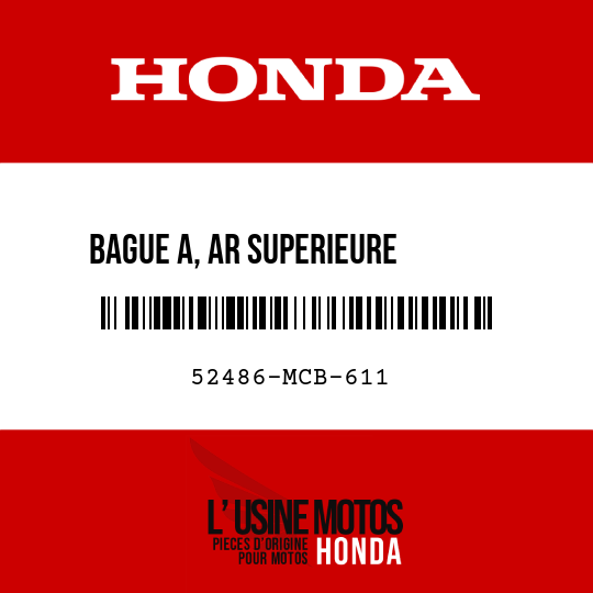 image de 52486-MCB-611 BAGUE A, AR SUPERIEURE       COUSSINET