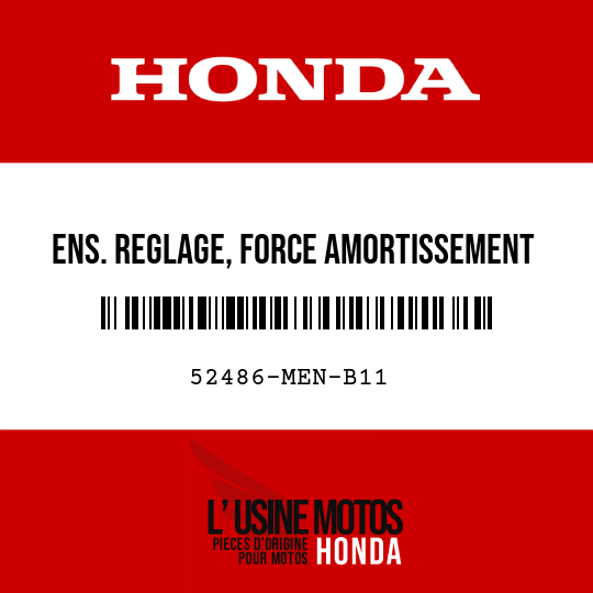 image de 52486-MEN-B11 ENS. REGLAGE, FORCE AMORTISSEMENT