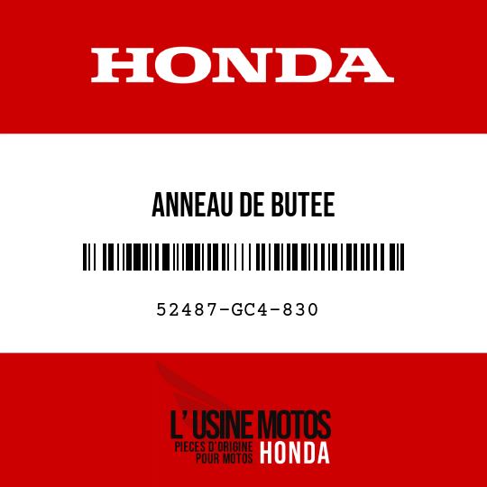 image de 52487-GC4-830 ANNEAU DE BUTEE