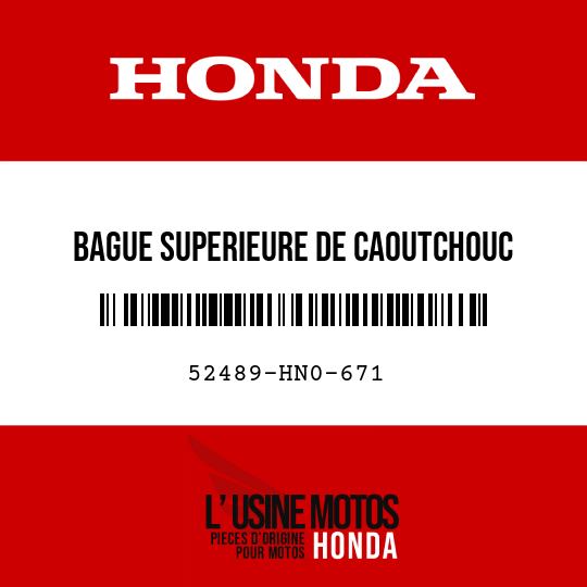image de 52489-HN0-671 BAGUE SUPERIEURE DE CAOUTCHOUC