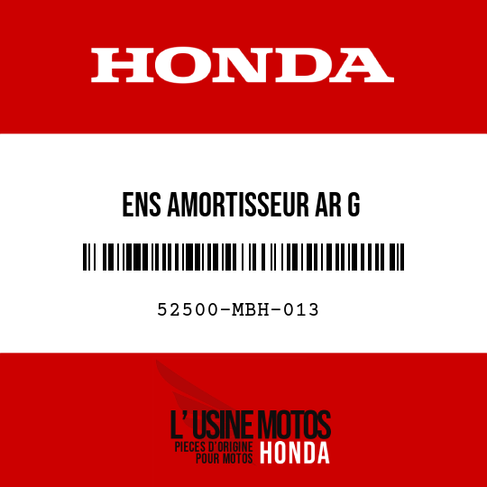 image de 52500-MBH-013 ENS AMORTISSEUR AR G