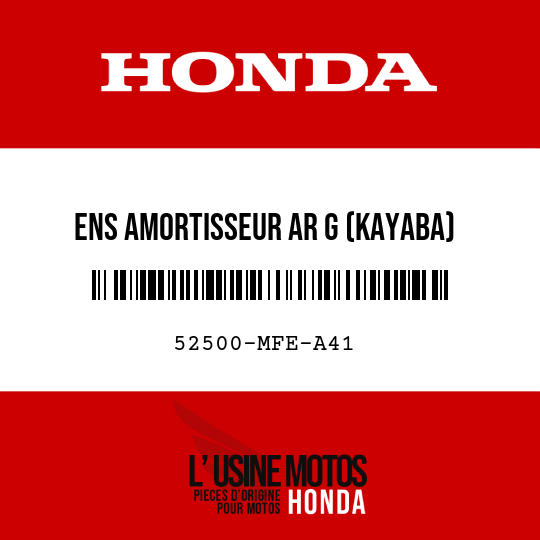 image de 52500-MFE-A41 ENS AMORTISSEUR AR G (KAYABA)