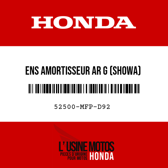 image de 52500-MFP-D92 ENS AMORTISSEUR AR G (SHOWA)