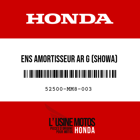 image de 52500-MM8-003 ENS AMORTISSEUR AR G (SHOWA)