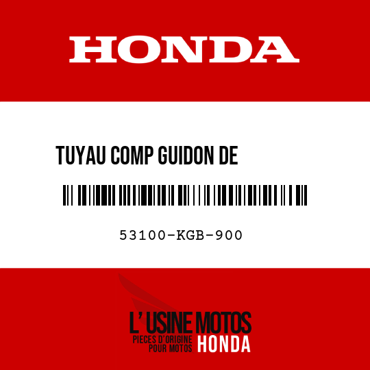 image de 53100-KGB-900 TUYAU COMP GUIDON DE         DIRECTION