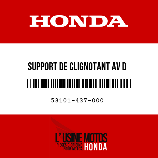 image de 53101-437-000 SUPPORT DE CLIGNOTANT AV D