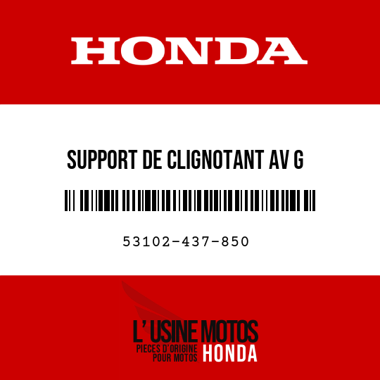 image de 53102-437-850 SUPPORT DE CLIGNOTANT AV G