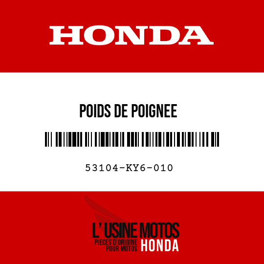 image de 53104-KY6-010 POIDS DE POIGNEE