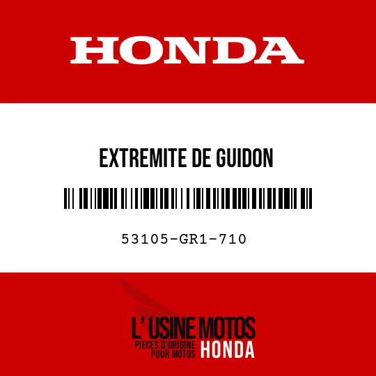 image de 53105-GR1-710 EXTREMITE DE GUIDON