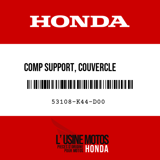 image de 53108-K44-D00 COMP SUPPORT, COUVERCLE      POIGNEE