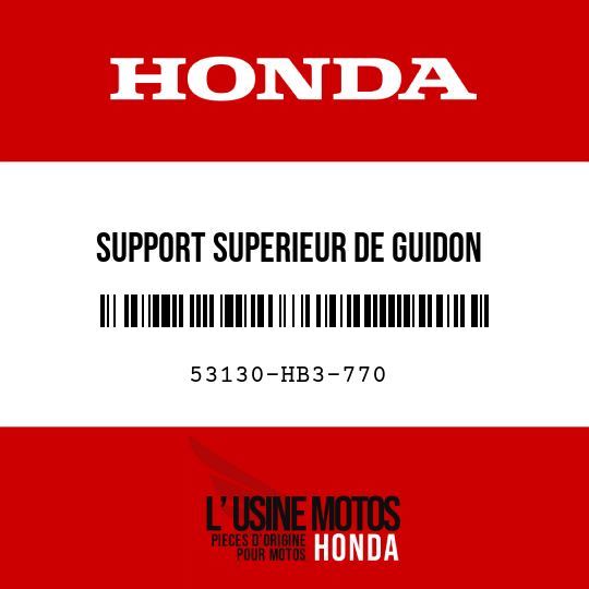 image de 53130-HB3-770 SUPPORT SUPERIEUR DE GUIDON