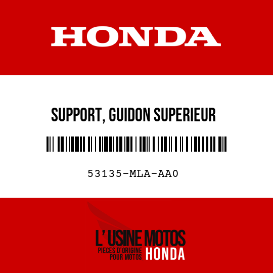 image de 53135-MLA-AA0 SUPPORT, GUIDON SUPERIEUR