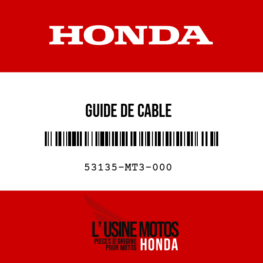 image de 53135-MT3-000 GUIDE DE CABLE