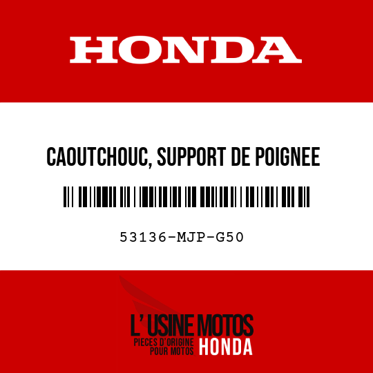 image de 53136-MJP-G50 CAOUTCHOUC, SUPPORT DE POIGNEE