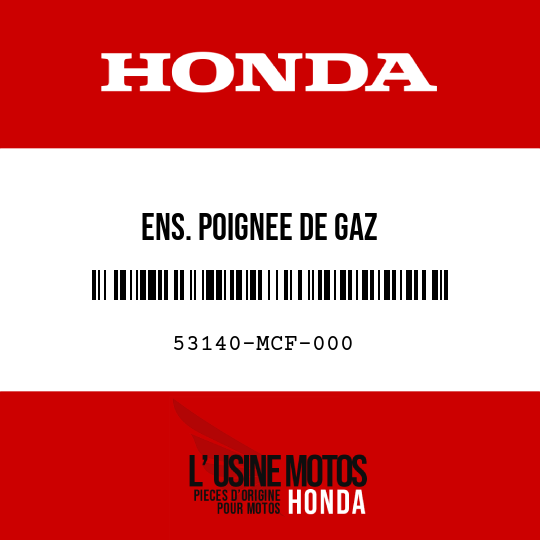image de 53140-MCF-000 ENS. POIGNEE DE GAZ