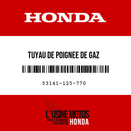 image de 53141-125-770 TUYAU DE POIGNEE DE GAZ