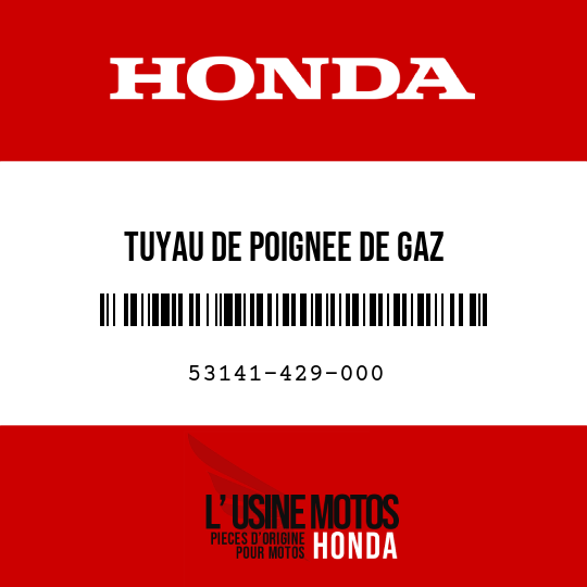 image de 53141-429-000 TUYAU DE POIGNEE DE GAZ