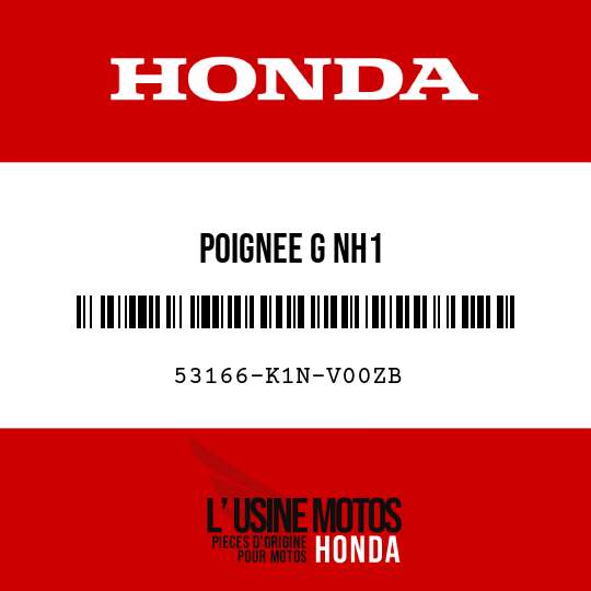 image de 53166-K1N-V00ZB POIGNEE G NH1