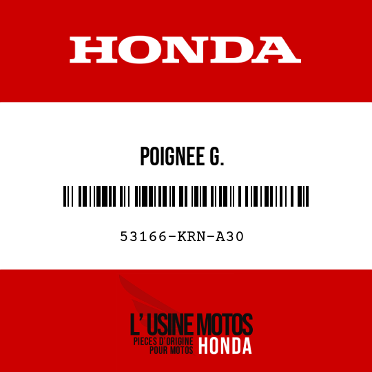 image de 53166-KRN-A30 POIGNEE G.