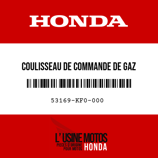 image de 53169-KF0-000 COULISSEAU DE COMMANDE DE GAZ