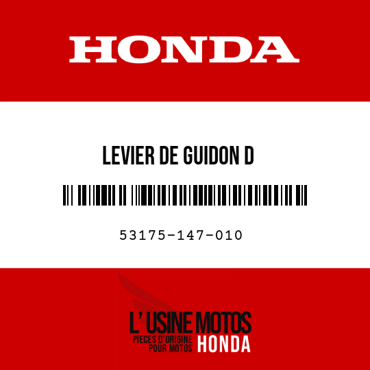 image de 53175-147-010 LEVIER DE GUIDON D