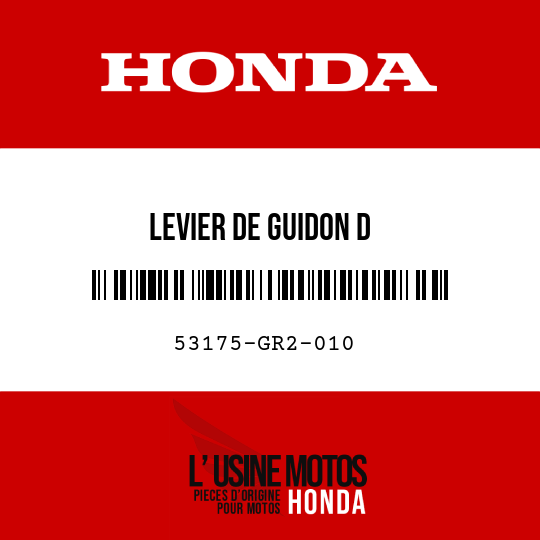 image de 53175-GR2-010 LEVIER DE GUIDON D