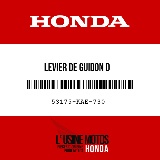 image de 53175-KAE-730 LEVIER DE GUIDON D