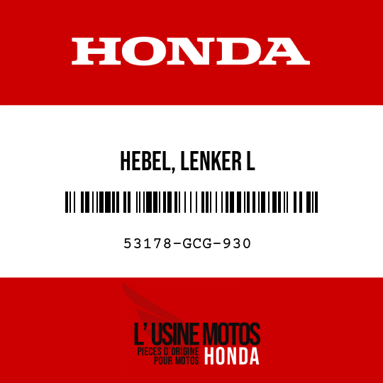 image de 53178-GCG-930 HEBEL, LENKER L