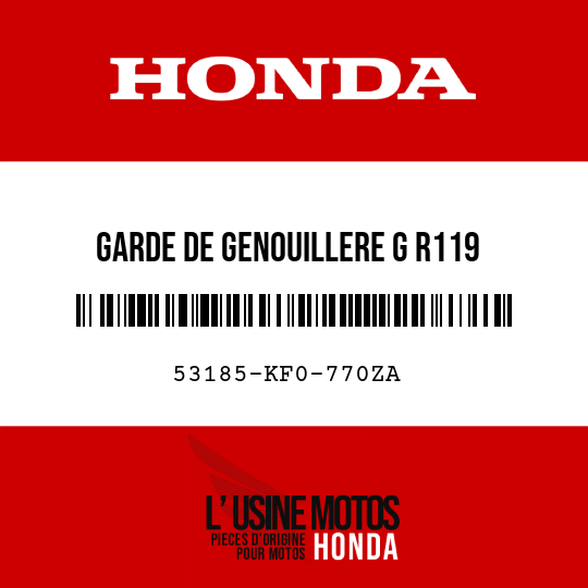 image de 53185-KF0-770ZA GARDE DE GENOUILLERE G R119 