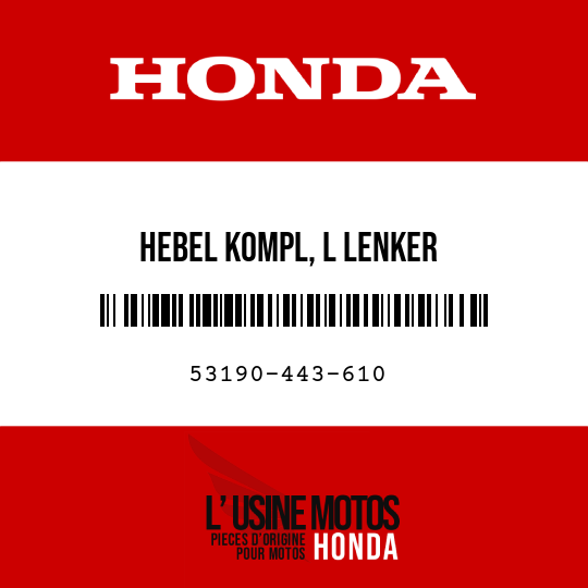 image de 53190-443-610 HEBEL KOMPL, L LENKER