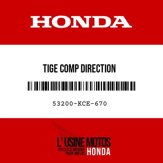 image de 53200-KCE-670 TIGE COMP DIRECTION